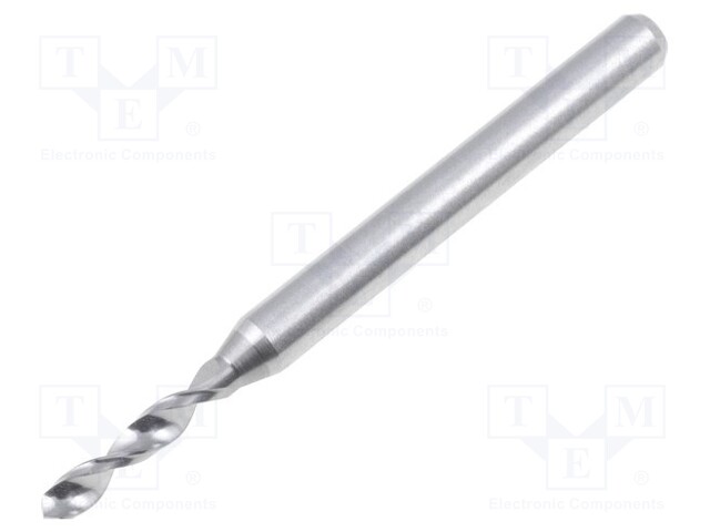 Drill bit; PCB; Ø: 1.95mm; L: 38.2mm; 1/8" (3,175mm)