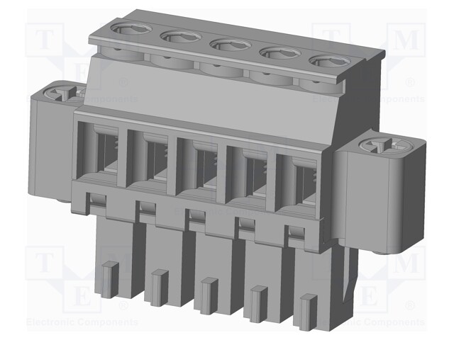 Connector: pluggable terminal block; plug; female; angled 90°