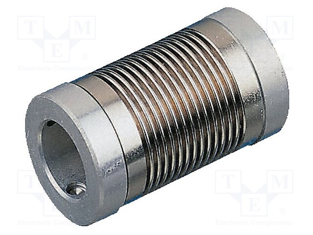 Coupling; Ø1: 10mm; Ø2: 10mm; Mat: aluminium,stainless steel