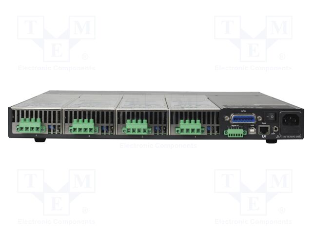 Power supply: housing for modular power system; 600W; rack 19"
