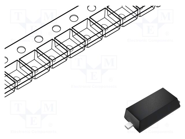 Diode: Schottky switching; SOD923; SMD; 0.2A; reel,tape
