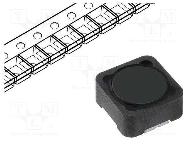 Inductor: wire; SMD; 270uH; 750mA; 460mΩ; 12x12x6mm; ±20%; -40÷85°C