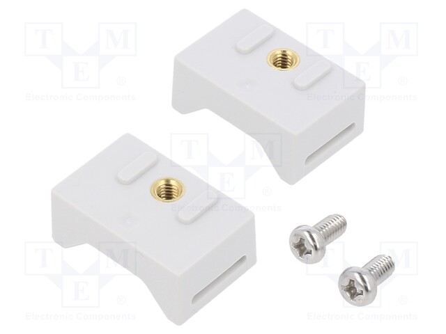 Pole mounting kit; Colour: grey