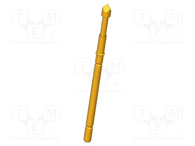 Test needle; Operational spring compression: 4mm; 5A; Ø: 2mm