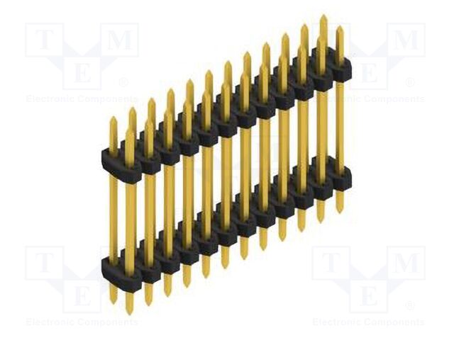 Connector: pin strips; pin header; male; PIN: 24; 2mm; THT; 2x12