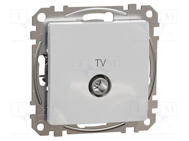 TV socket intermediate; IP20; plaster embedded,in mounting box