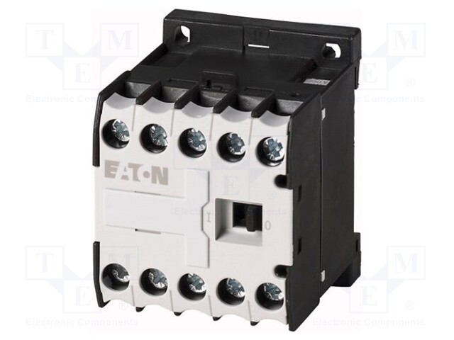 Contactor: 4-pole; NC + NO x3; 400VAC; 6A; DIN,on panel; DILER