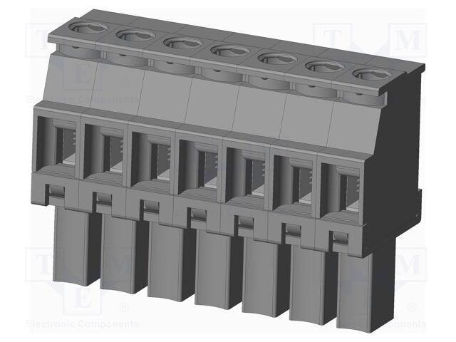 Connector: pluggable terminal block; plug; female; angled 90°