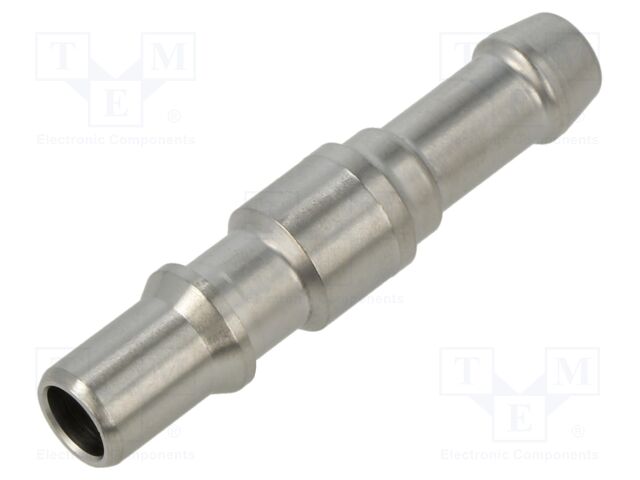 Quick connection coupling; straight; max.15bar; stainless steel