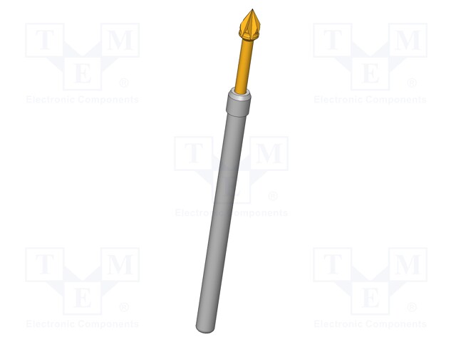 Test needle; Operational spring compression: 4mm; 5A; Ø: 1.75mm
