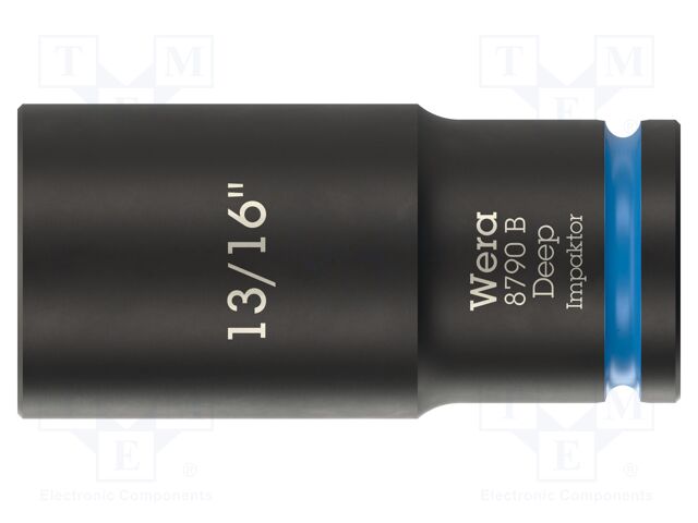 Socket; 6-angles,inch,socket spanner,impact; HEX 13/16"; 3/8"