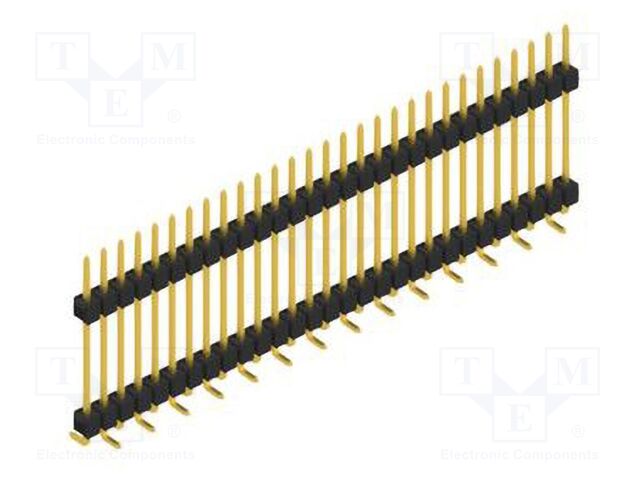 Connector: pin strips; pin header; male; PIN: 29; 2.54mm; SMT; 1x29