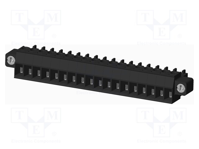 Connector: pluggable terminal block; plug; female; straight; 300V
