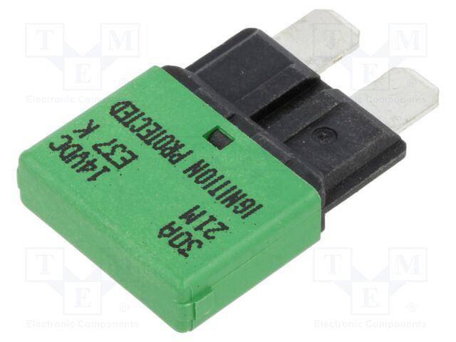 Fuse: resettable; 30A; 14VDC; 19.75mm