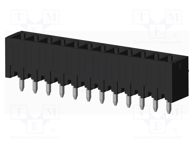 Connector: pluggable terminal block; socket; male; on PCBs