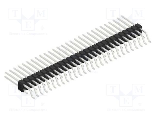Connector: pin strips; pin header; male; PIN: 56; 2.54mm; SMT; 2x28