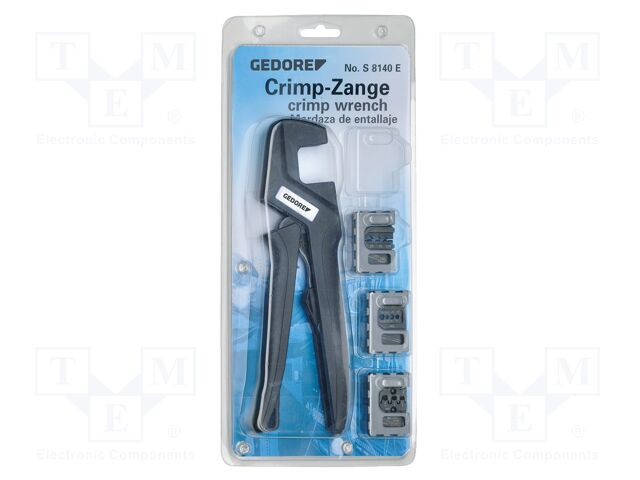Tool: for crimping; Kit: crimping jaws; 4pcs.