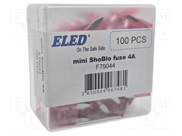 Fuse: fuse; 4A; 32VDC; automotive; 11.2mm; 11.2x4x17mm