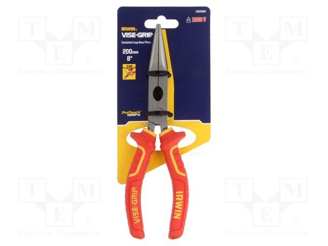 Pliers; universal,elongated; 200mm; 1kVAC