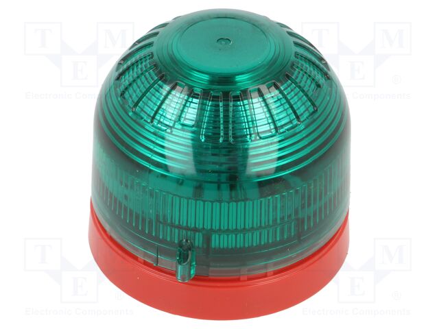 Signaller: lighting; flashing light; red; Sonos; 10÷60VDC; IP21