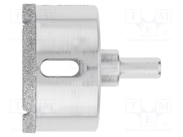 Hole saw; 60mm; Drill Bit: diamond; Holder: hexagonal