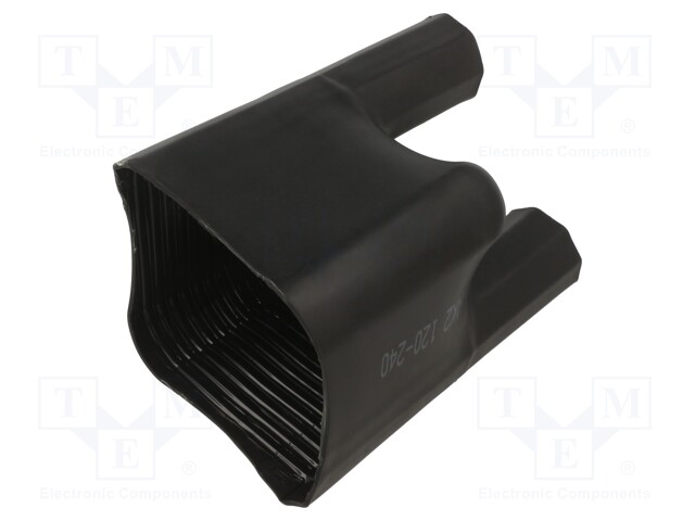 Cable breakout; 98/28.4mm; black; AK; No.of term: 2