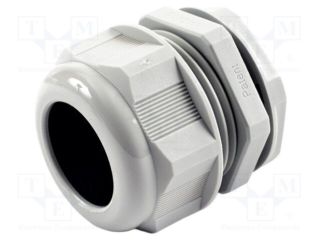 Cable gland; M50; IP68; nylon; UL94V-2; grey