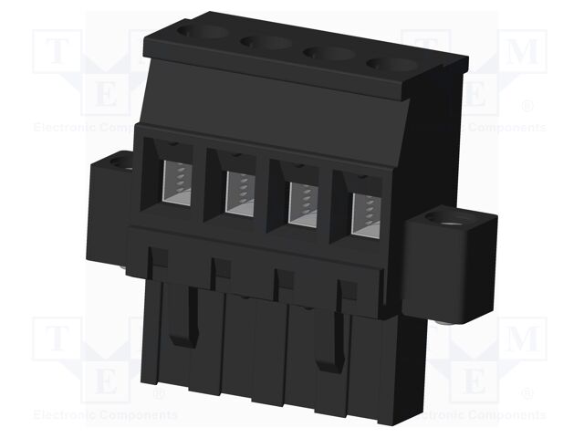 Connector: pluggable terminal block; plug; female; angled 90°