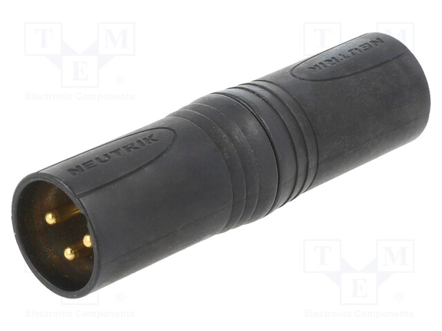 ADAPTER XLRM 3POLE  XLRM BLACK