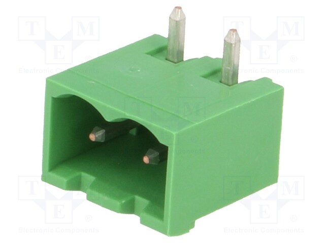Pluggable terminal block; Contacts ph: 5.08mm; ways: 2; socket