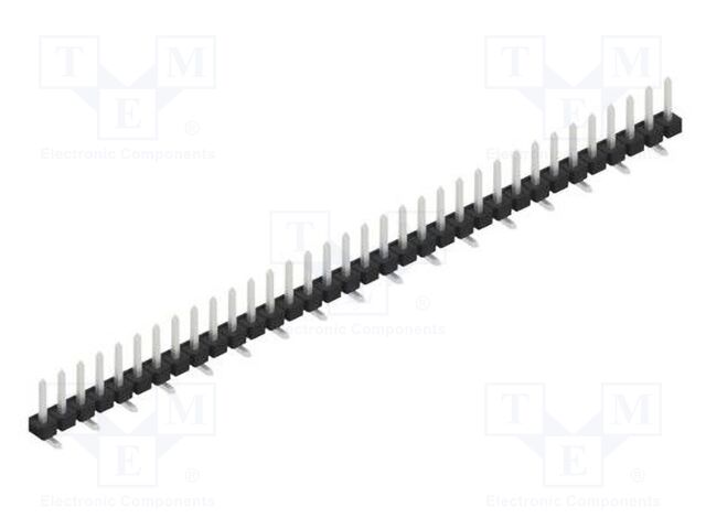 Connector: pin strips; pin header; male; PIN: 34; 2.54mm; SMT; 1x34