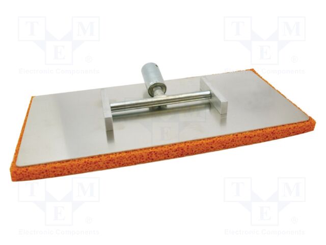 Finishing trowel; pivoting; L: 400mm; W: 200mm; Thk: 18mm