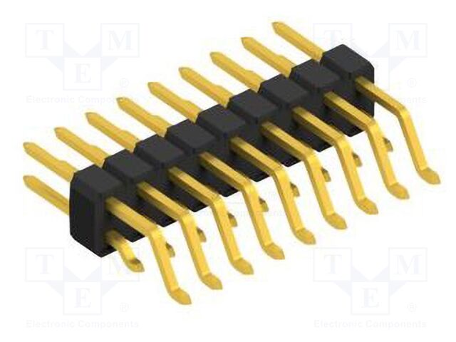 Connector: pin strips; pin header; male; PIN: 18; 2.54mm; SMT; 2x9