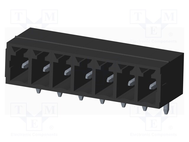 Connector: pluggable terminal block; socket; male; on PCBs