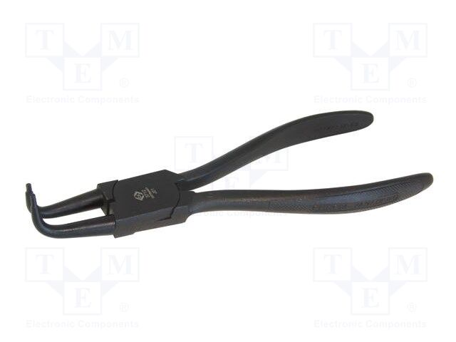Pliers; for circlip; internal; 12÷25mm; Pliers len: 140mm; angular