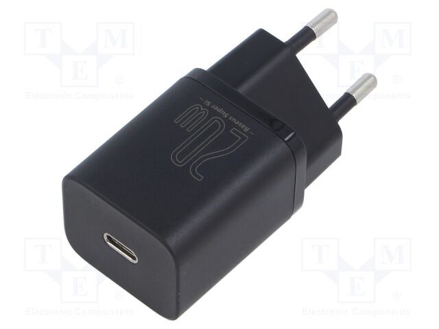 Power supply: switching; mains,plug-in; 5÷15VDC; 20W; 78x34x28mm