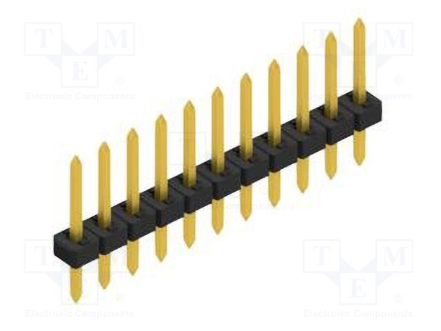 Connector: pin strips; pin header; male; PIN: 11; 2mm; THT; 1x11