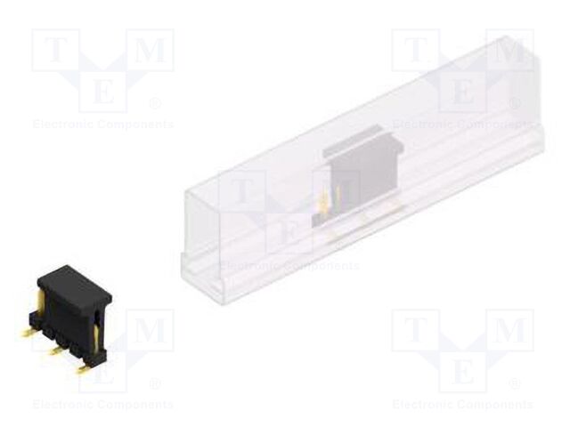 Connector: pin strips; pin header; male; PIN: 5; 2.54mm; SMT; 1x5