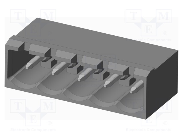Connector: pluggable terminal block; socket; male; on PCBs