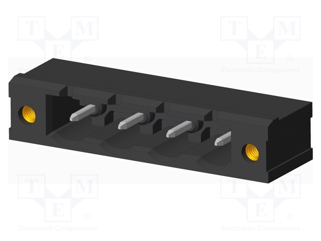Connector: pluggable terminal block; socket; male; on PCBs