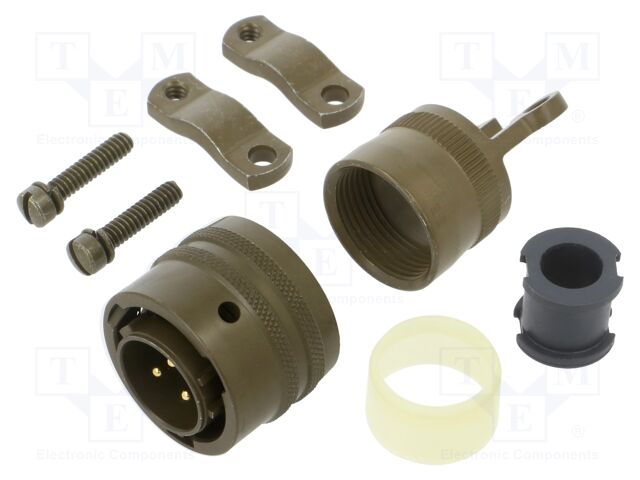 Connector: circular; plug; PT/451