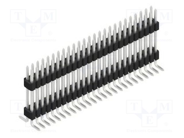 Connector: pin strips; pin header; male; PIN: 50; 1.27mm; SMT; 2x25
