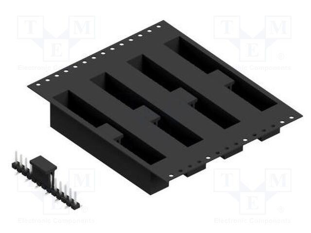 Connector: pin strips; pin header; male; PIN: 13; 2.54mm; SMT; 1x13