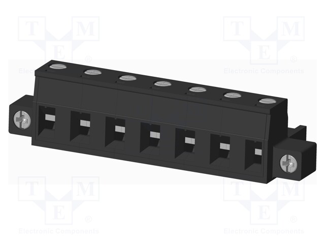 Connector: pluggable terminal block; plug; female; straight; 300V