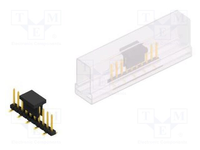 Connector: pin strips; pin header; male; PIN: 10; 2mm; SMT; 1x10