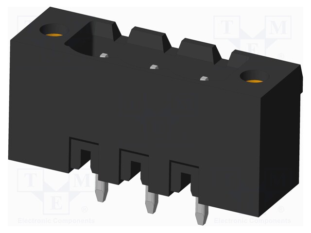 Connector: pluggable terminal block; socket; male; on PCBs