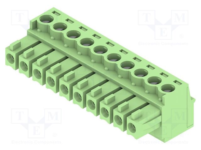 Pluggable terminal block