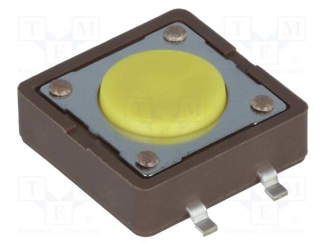 Microswitch TACT; SPST-NO; Pos: 2; 0.05A/12VDC; SMT; none; 5.2N