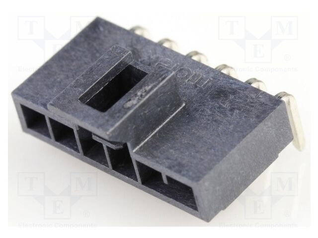 Connector: wire-board; -40÷105°C; angled; PIN: 6; THT; male; on PCBs
