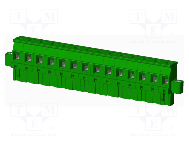 Connector: pluggable terminal block; plug; female; angled 90°